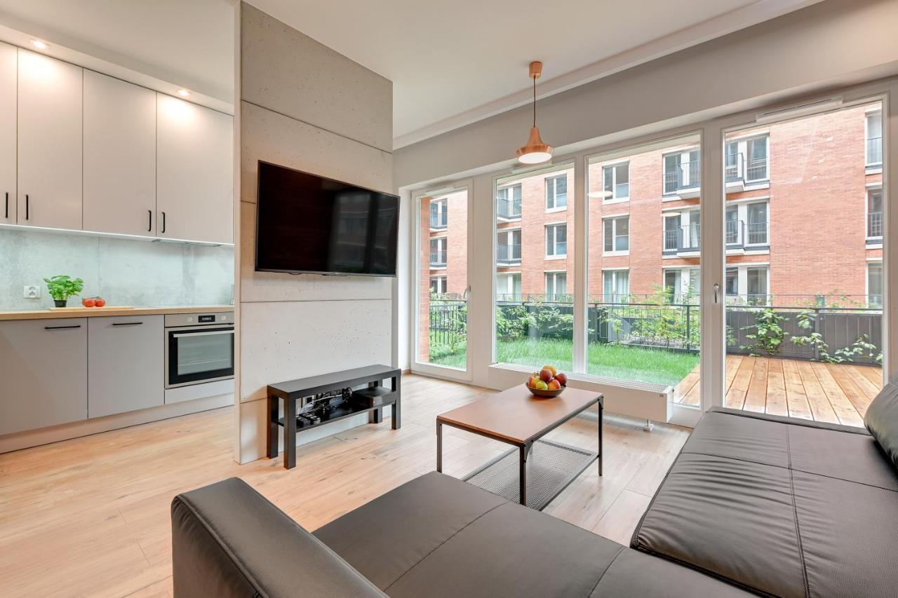 Central Apartment - Free Private Parking Gdansk Exterior foto